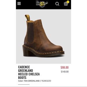 Cadence Greenland Heeled Chelsea Boot